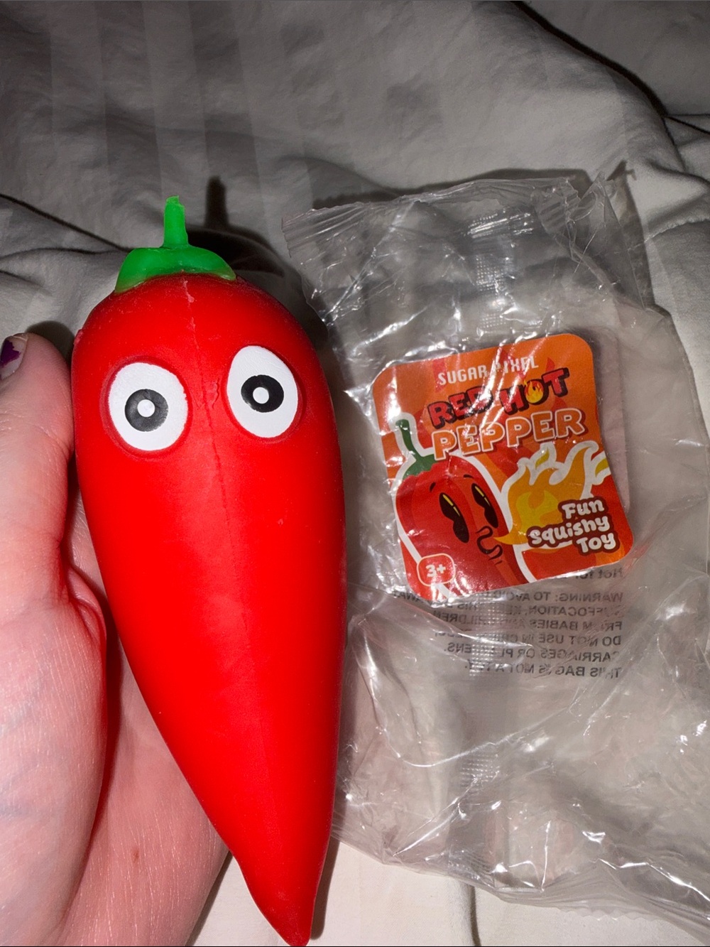 Trendy NWOT Red Chili Pepper Squeeze Toy Squishy🔥